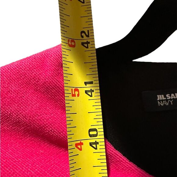 JIL SANDER Sleeveless Pink Midi Dress made in Italy 36/ US size 8 - Picture 6 of 9